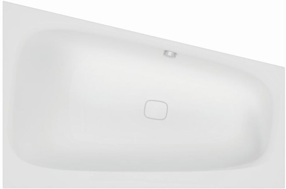 Hoesch Badewanne iSENSI Trapez 150x100cm, rechts, weiß (3950.010)
