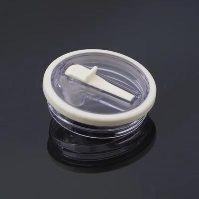 Inspired Finds Clear Spill Proof 40 Oz Tumbler Lid Replacement Cover For Travel Cups white