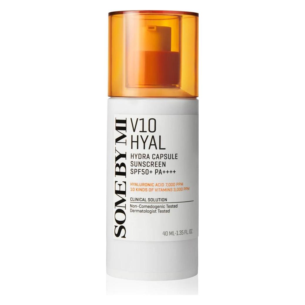 Some By Mi V10 Hyal Hydra Capsule Sonnenschutz SPF50+ 40ml (SPF 50+, 40 ml) (8809647392859)