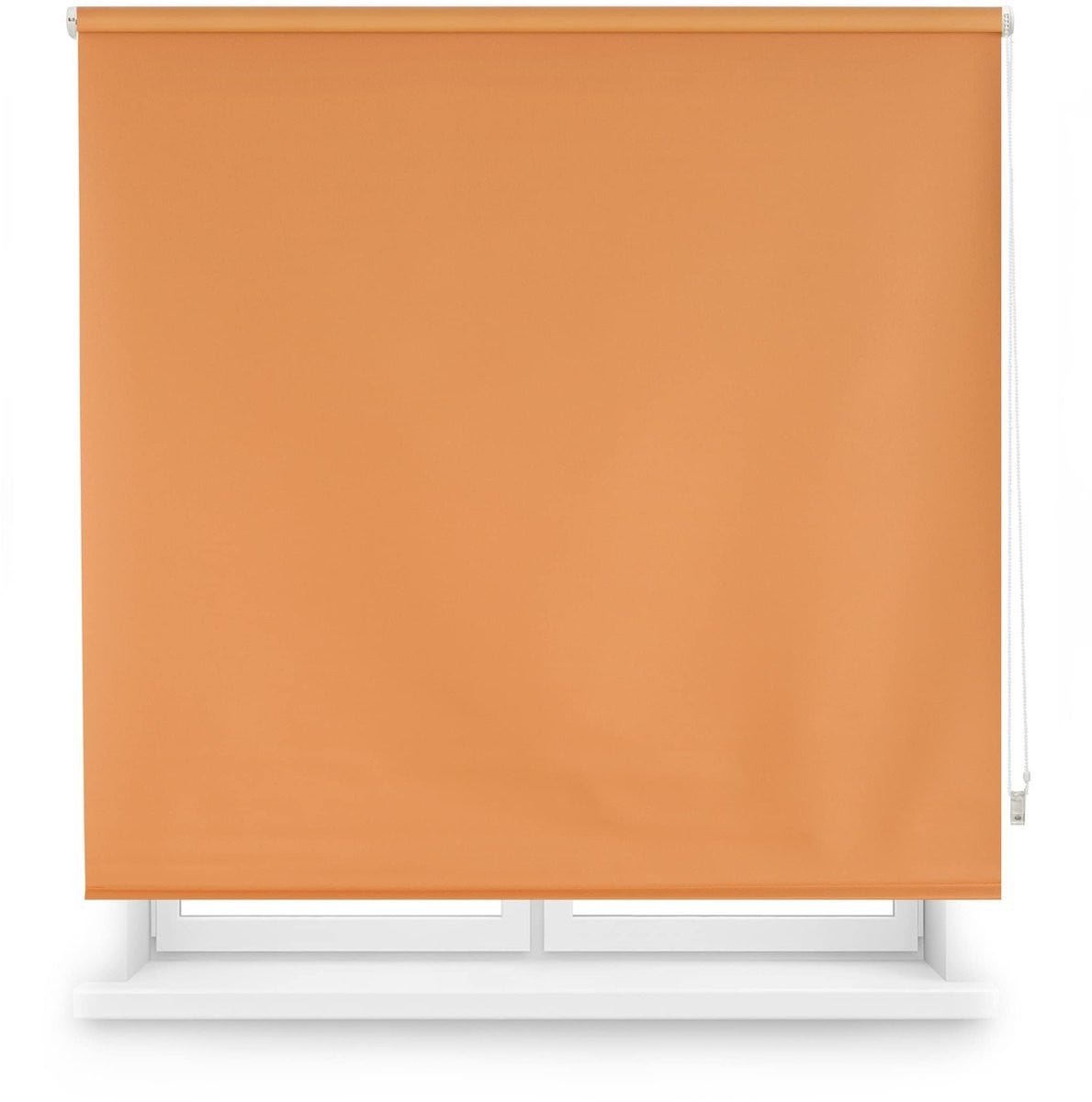 Premium Blackout Rolgordijn Oranje 140 x 230 cm voor Volledige Verduistering