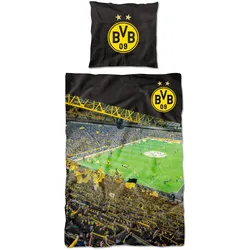 Bettwäsche BVB SÜDTRIBÜNE (BL 135x200 cm) - bunt - BL 135x200 cm