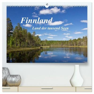 Finnland - Land der tausend Seen (hochwertiger Premium Wandkalender 2027 DIN A2 quer), Kunstdruck in Hochglanz