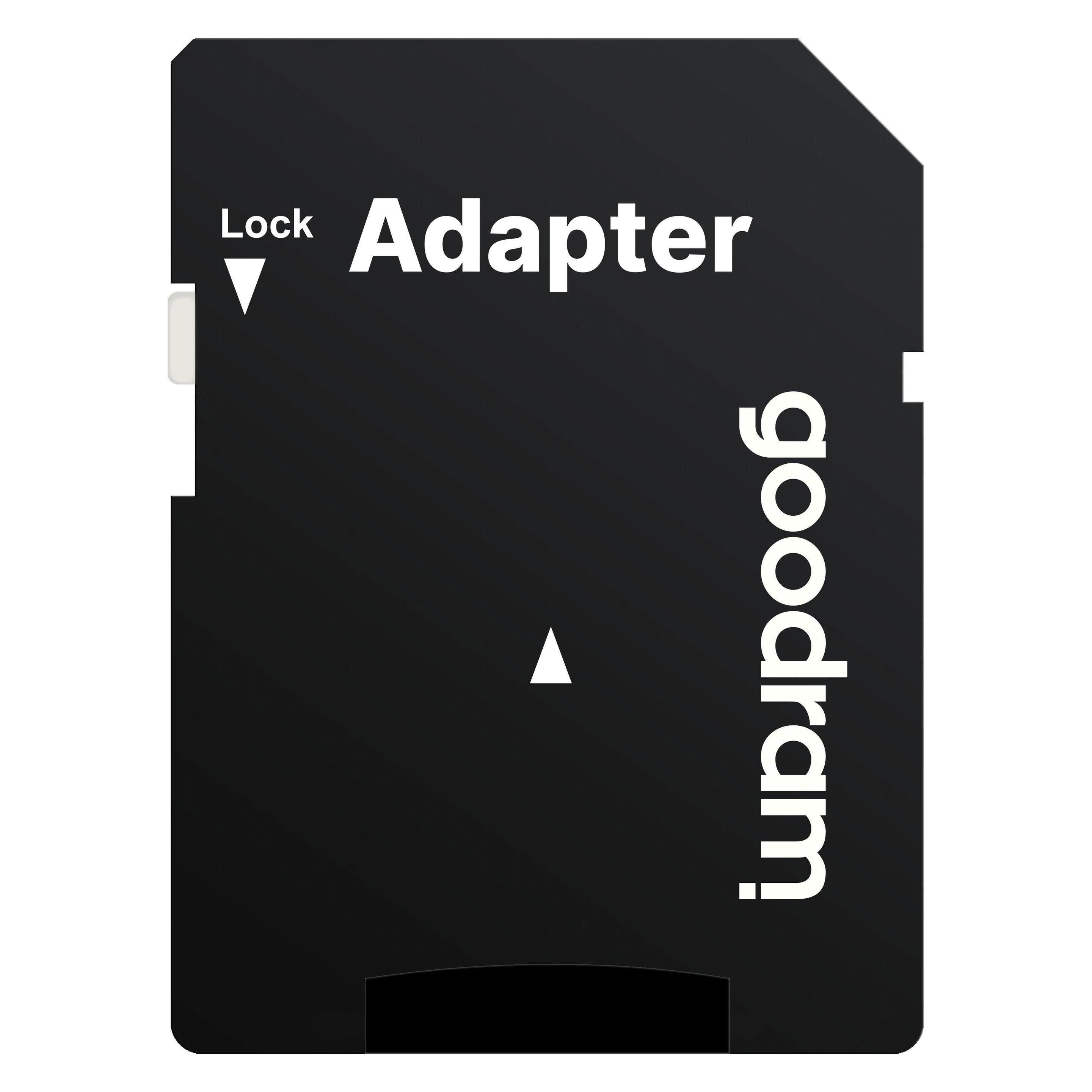 Goodram Microcard M1AA + adapter (64 GB, microSDXC, U1, UHS-I) (M1AA-0640R12)