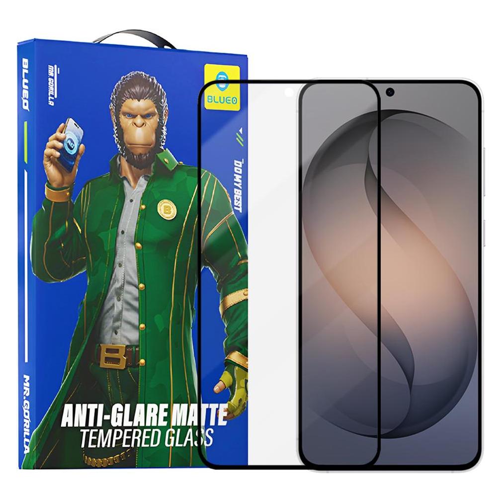 BlueO - Anti-Glare Matte Glass - Samsung Galaxy S26 - Black (1 Stk., Samsung Galaxy S26) (65724965)