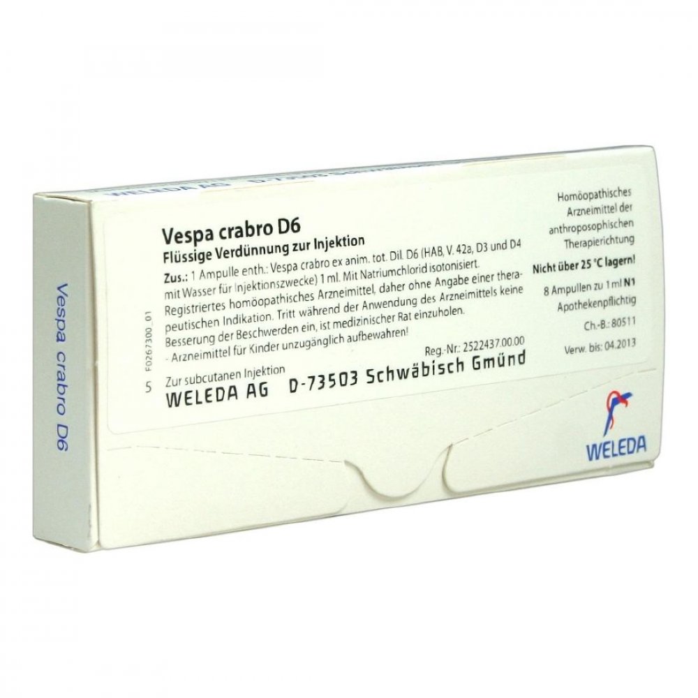 WELEDA AG Vespa Crabro D6 Ampullen 01627238
