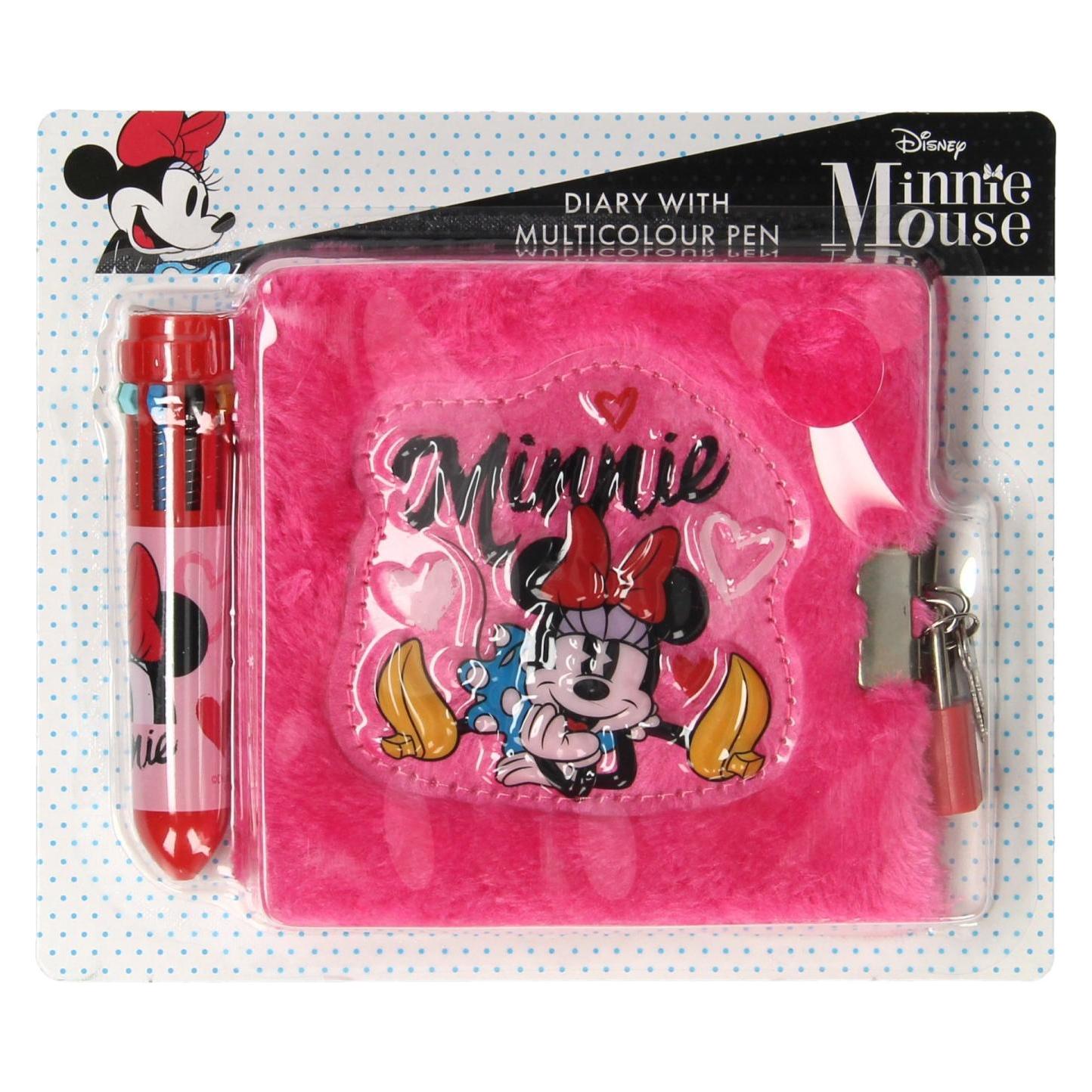 Tagebuch mit mehrfarbigem Stift Minnie Mouse (44153778)