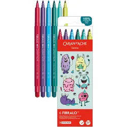 Caran d'Ache, Malstifte, Fasermaler Fibralo Kawaii (6x)