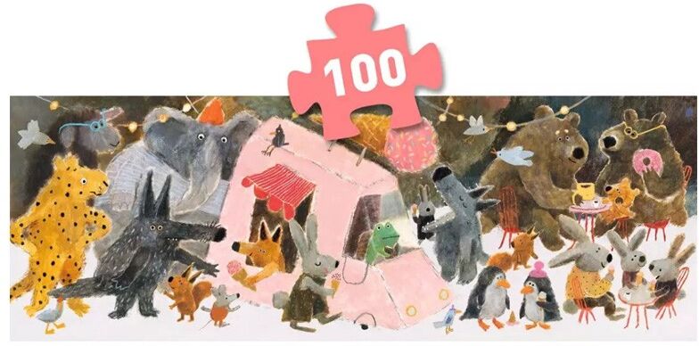 Puzzle Gallery 100 pcs The park - Djeco