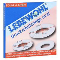 LEBEWOHL Druckschutzringe oval 8 St