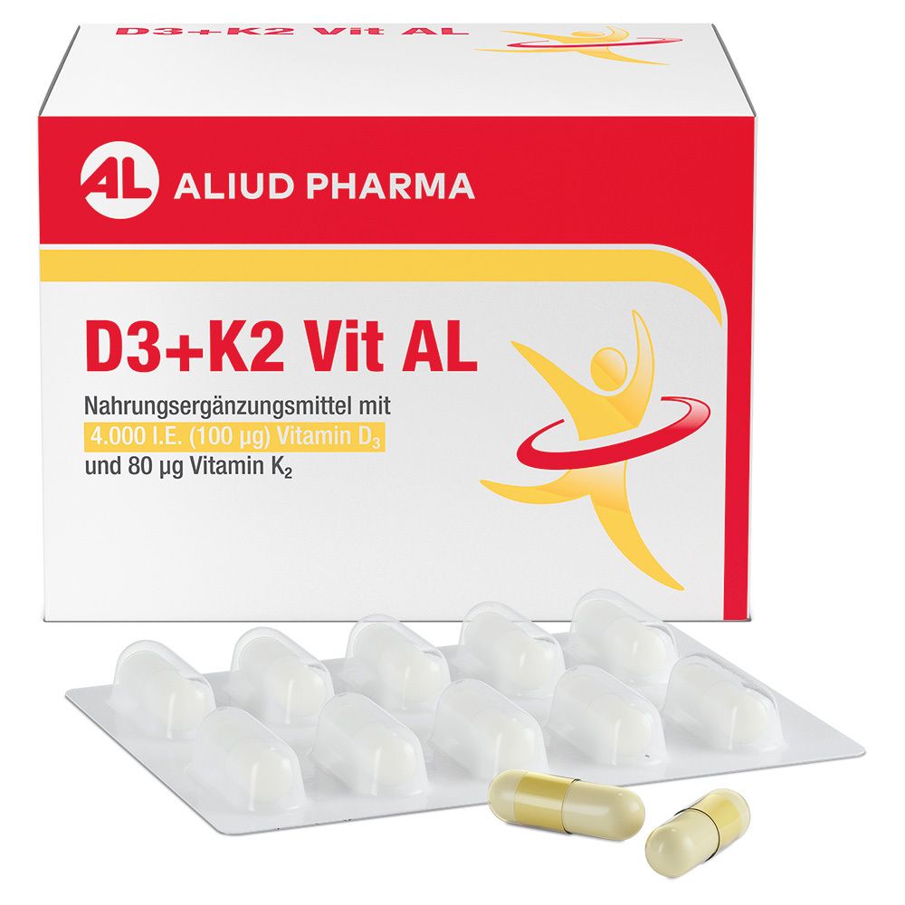D3+K2 Vit AL 4000 I.e./80 µg Kapseln 90 St