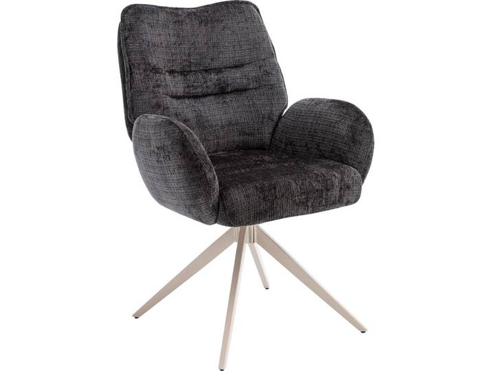 Esszimmerstuhl HOME AFFAIRE Ronda , grau (anthrazit, hummus, anthrazit), B:64cm H:94cm T:69cm, Stühle, Esszimmerstuhl