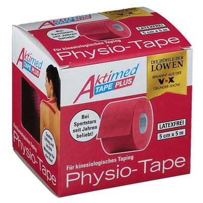 Aktimed Tape Plus elast.m.Zusatzn.5cmx5m pink 1 St Verband