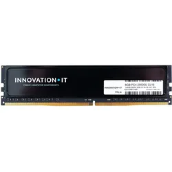 Innovation IT 3200 8GB CL16 1.35V with Heatspreader (CL16-18-18) (1 x 8GB, 3200 MHz, DDR4-RAM, DIMM), RAM, Schwarz