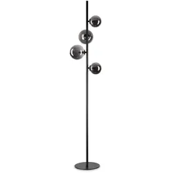 Ideal Lux Stehleuchte PERLAGE, 4-flammig, 4x G9 (inkl.), IP20, schwarz/rauch IDEA-306988