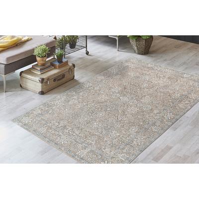 Teppich KAYOOM "Percy 100", beige, B:80cm H:13mm L:150cm, Baumwolle, Teppiche, Teppich