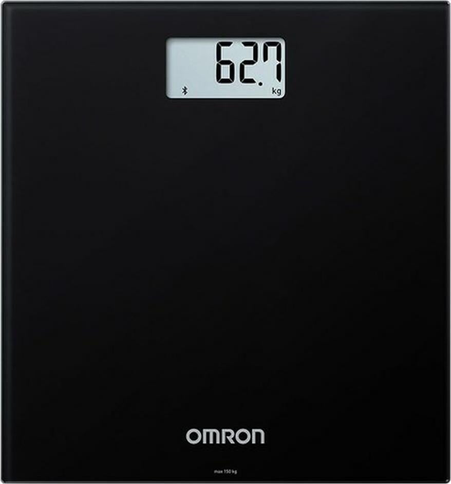 Omron HN300T2 Intelli IT elektronische personenweegschaal, zwart, max. 150 kg