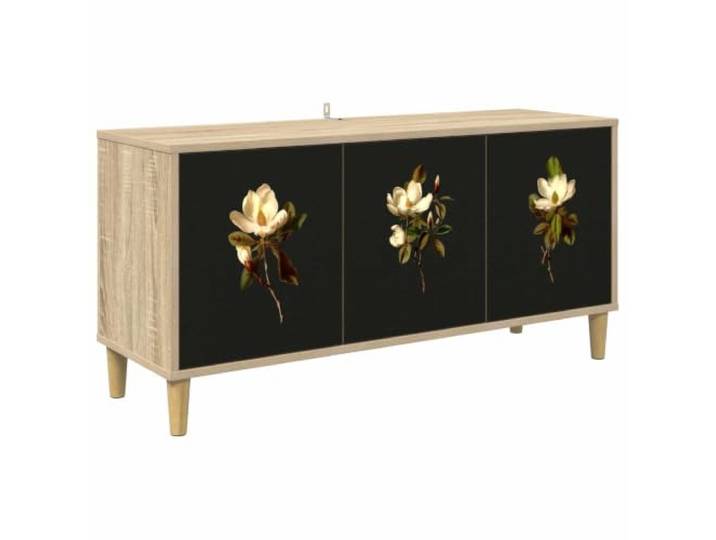 Makastle TV-Schrank 102x33x50 cm Sonoma Holzwerkstoff
