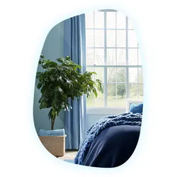 LED SPIEGEL 90,9 x 66 cm Unregelmäßige Form Kaltweiß 6500K