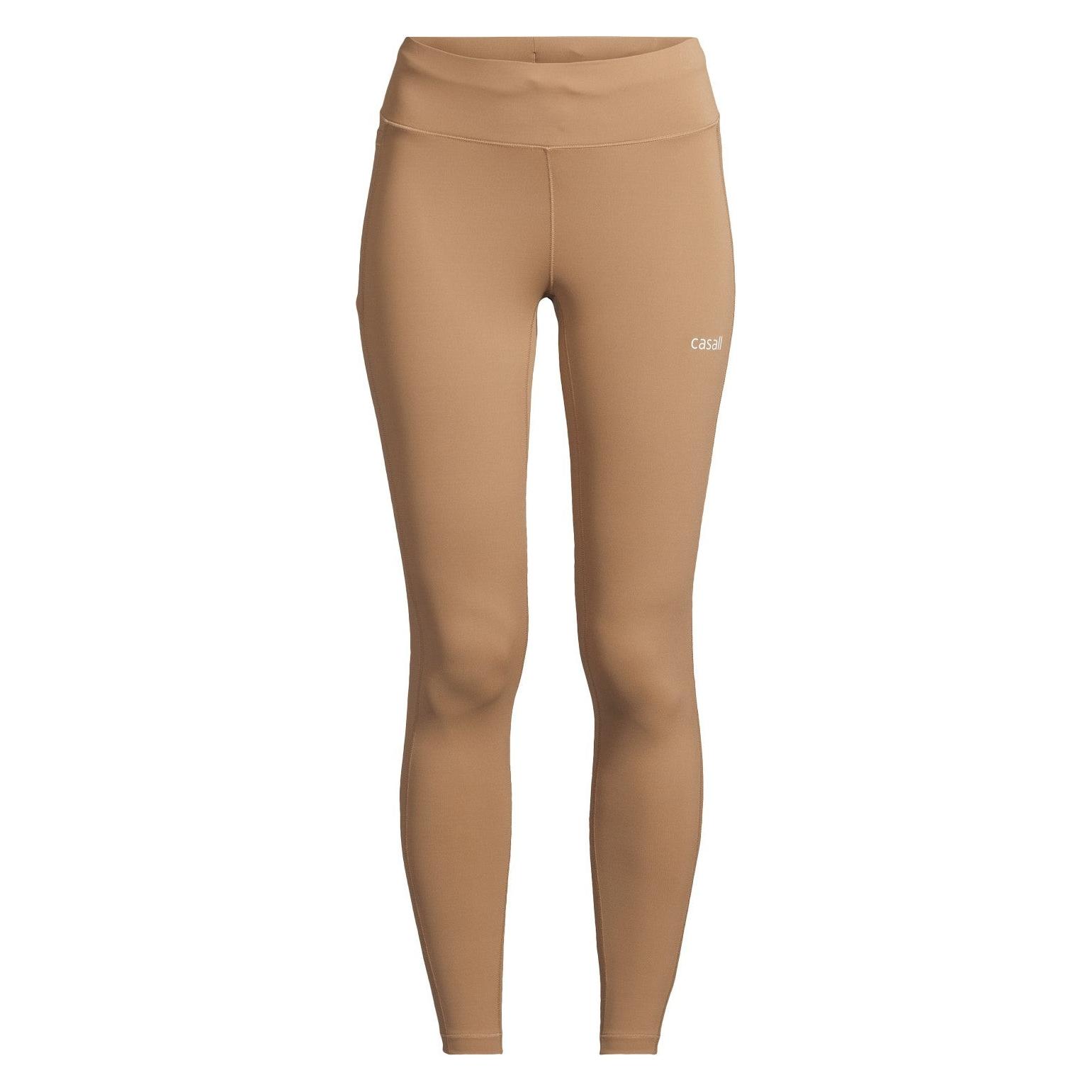No Name Legginsy treningowe damskie CASALL Essential Tights kolor zielony - L (L) (1043107)
