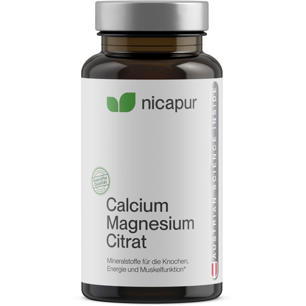 Nicapur Calcium Magnesium Citrat Kapseln 60 St