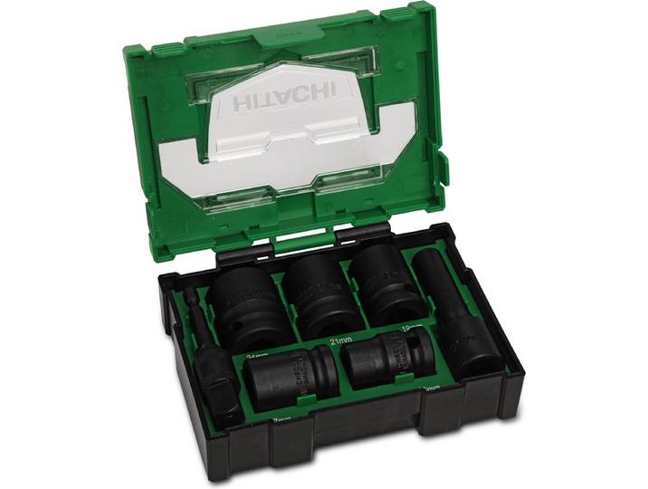 HiKOKI Krachtdoppenset 1/2 Vierkant kort 7-delig - 40030025