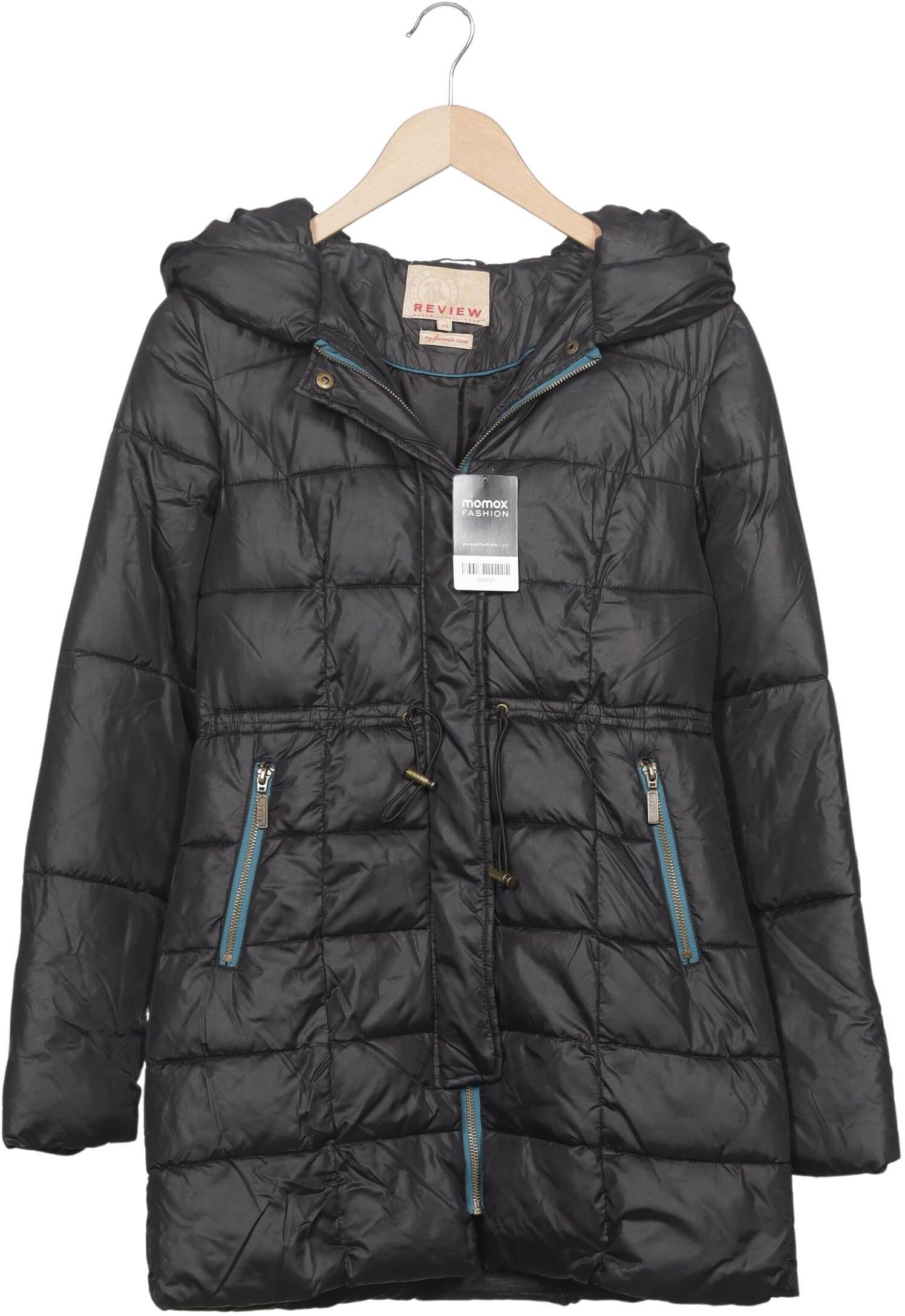 Review Damen Mantel, Schwarz, Gr. XS, Synthetik - Second Hand