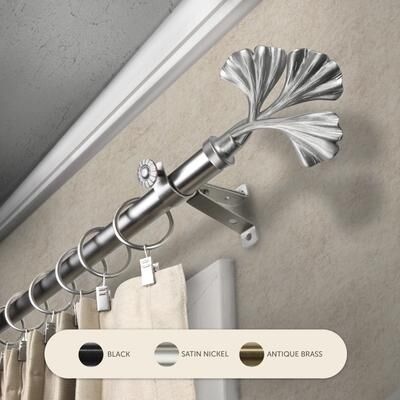 InStyleDesign Sunder Adjustable Curtain Rod 13/16 inch dia.