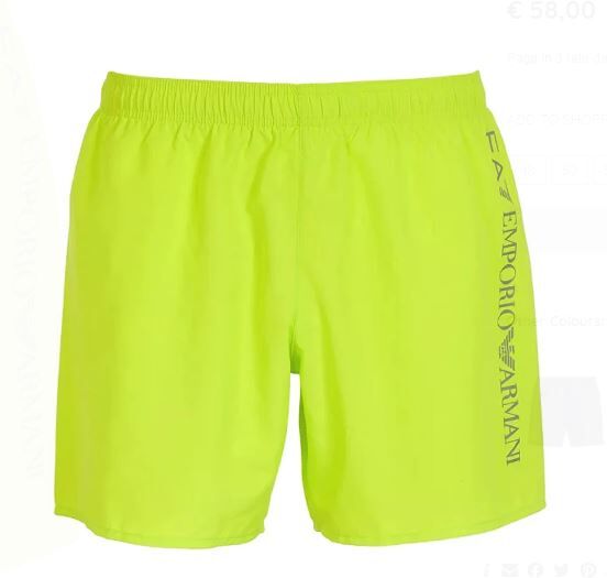 Bañador Ea7 Hombre Amarillo M