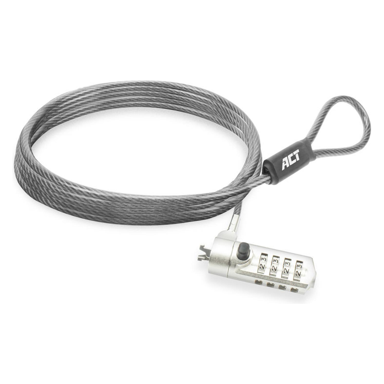 ACT Nano Laptop Lock with combination lock (AC9025)