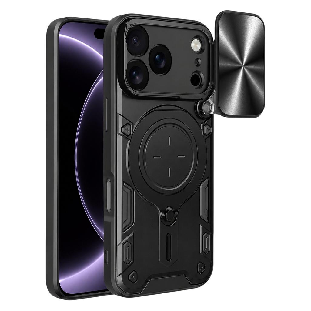 Techsuit - CamGuard Pro - iPhone 18 Pro / iPhone 17 Pro - Black (Apple iPhone 17 Pro, Apple iPhone 18 Pro) (72060120)