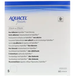 Aquacel Foam Nicht adhäsiv 20x20 cm Verb 5 St