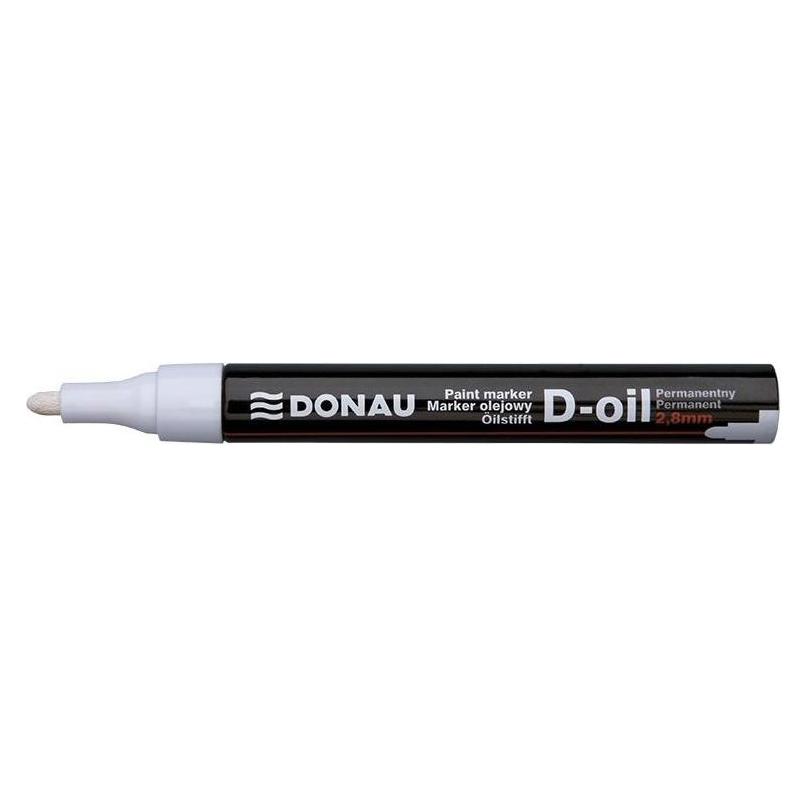 Donau D-Oil Ölmarker, rund 2,8mm weiss (12 Stk) (12x) (47989229)