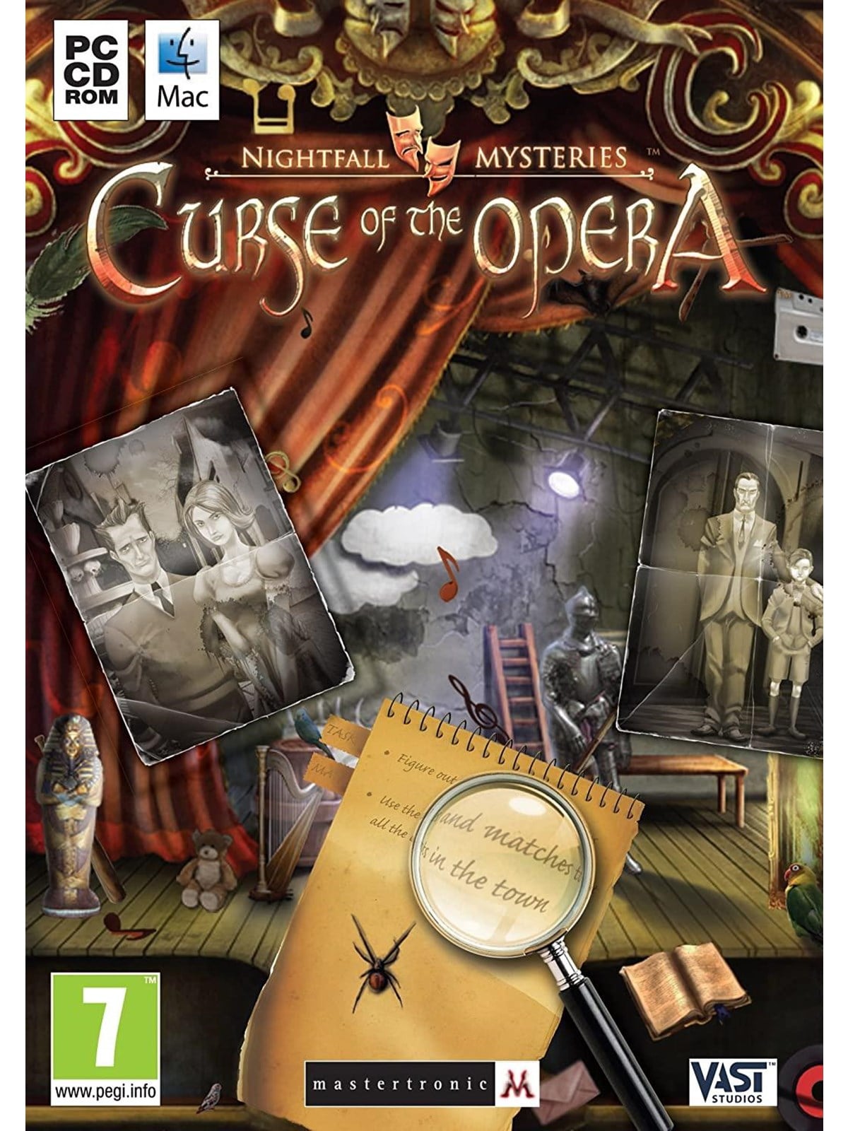 Nightfall Mysteries: Curse of the Opera - Windows - Puzzle - PEGI 7