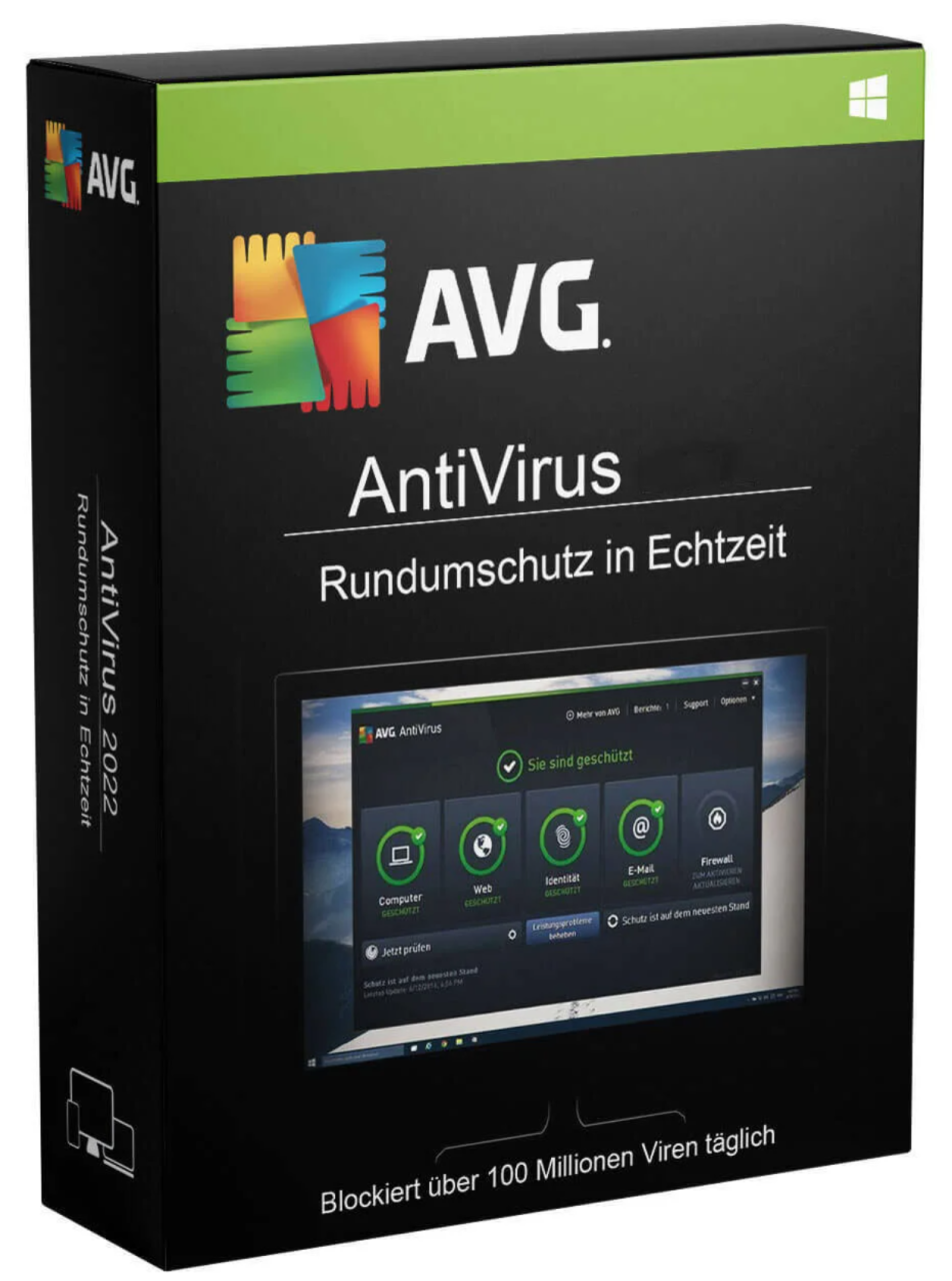AVG Antivirus 2026 1 Gerät 3 Jahre AVGAV1PC1J