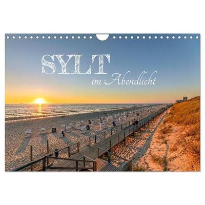 Sylt im Abendlicht (Wandkalender 2027 DIN A4 quer), CALVENDO Monatskalender