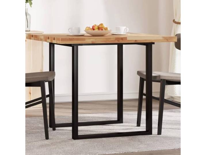 Keeushr Tischplatte Quadratisch 90x90x4 cm Massivholz Akazie Robust, Pflegeleicht, Vielseitig für Esszimmer, Küche, Balkon