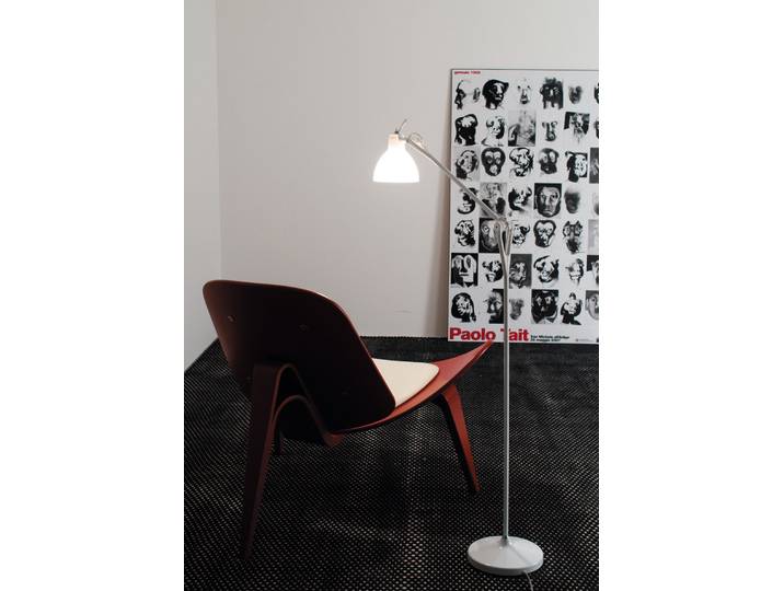 Luxy F1 Lampadaire Noir/Blanc Mat - Rotaliana - Salon / séjour - Métal
