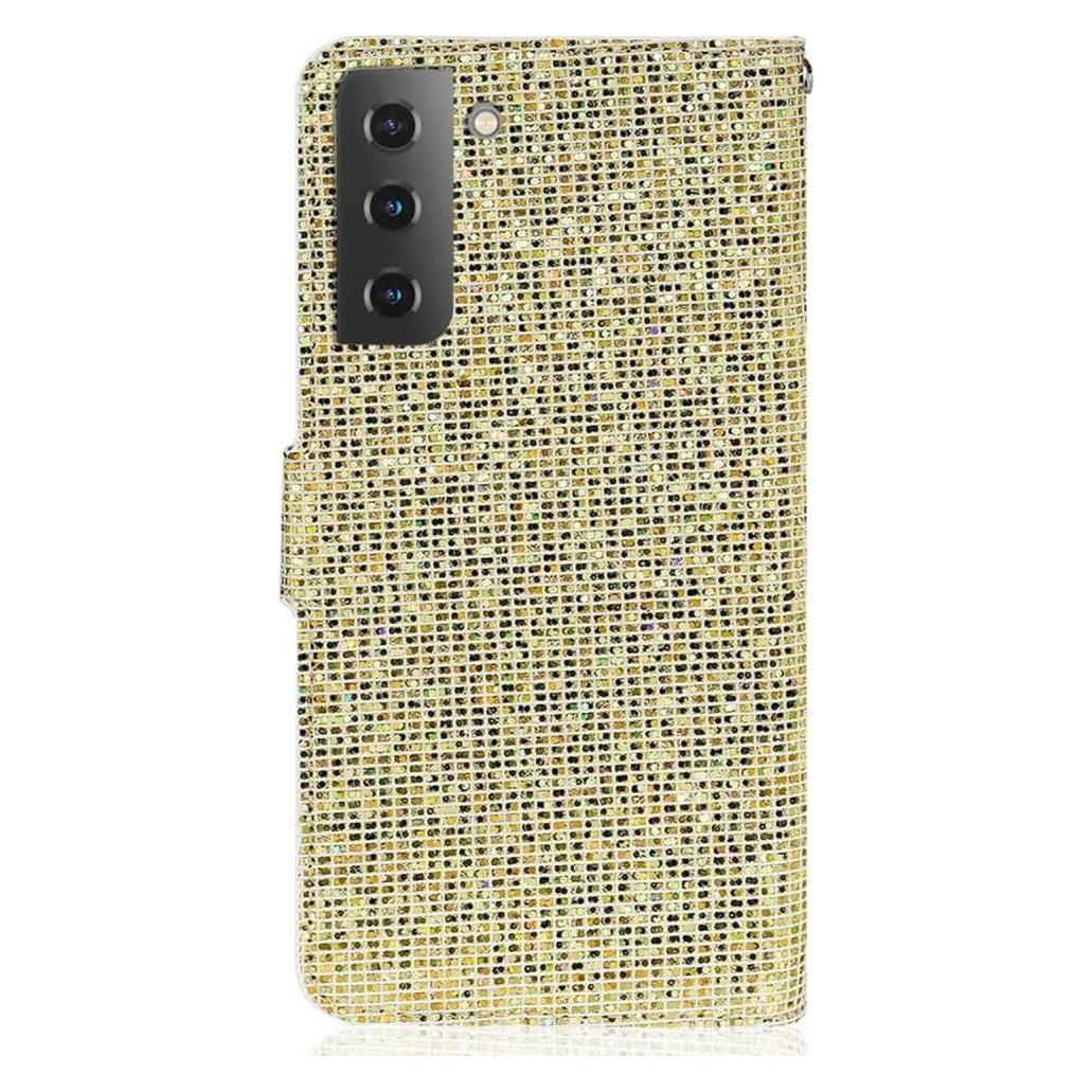 Cover-Discount Galaxy S23+ - Glitter Leder Etui gold (Samsung Galaxy S23+) (660117141E)