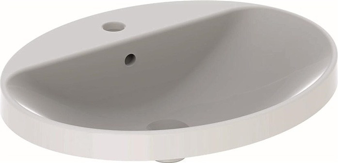 Geberit VariForm inbouwwastafel, ovaal