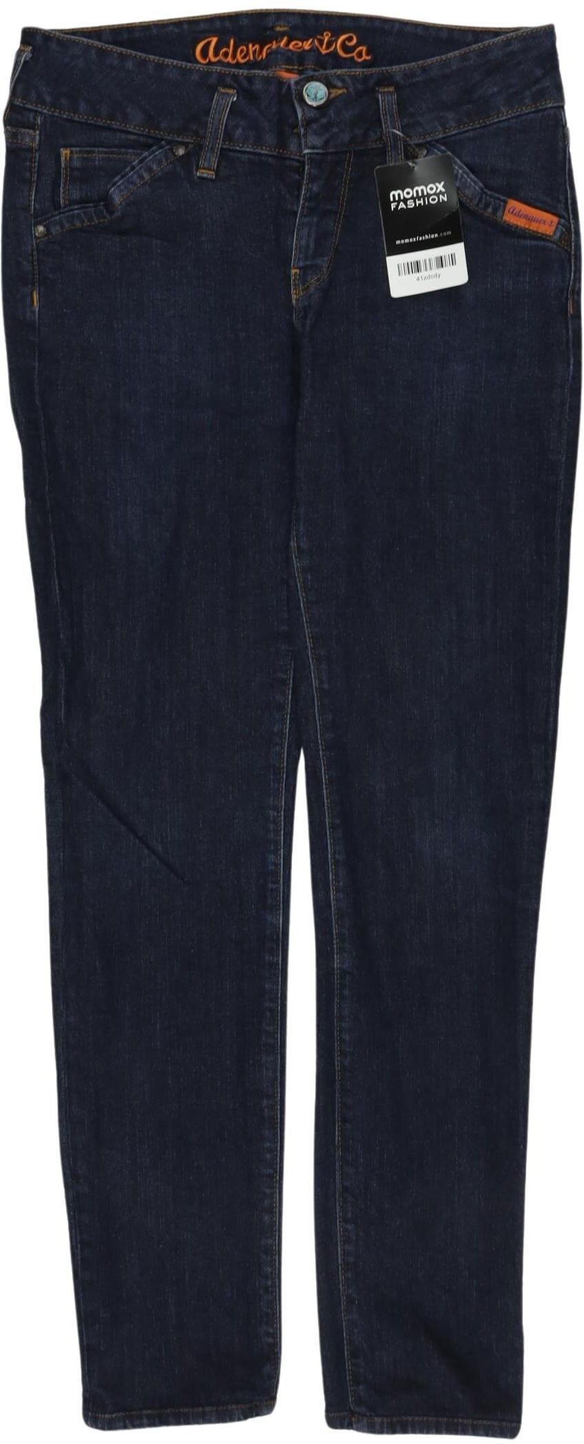 Adenauer & Co Damen Jeans, Marineblau, Gr. W26, Baumwolle / Elasthan - Second Hand