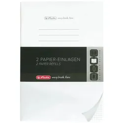 Herlitz my.book Notizbuch A4 40 Blätter Schwarz, Weiß