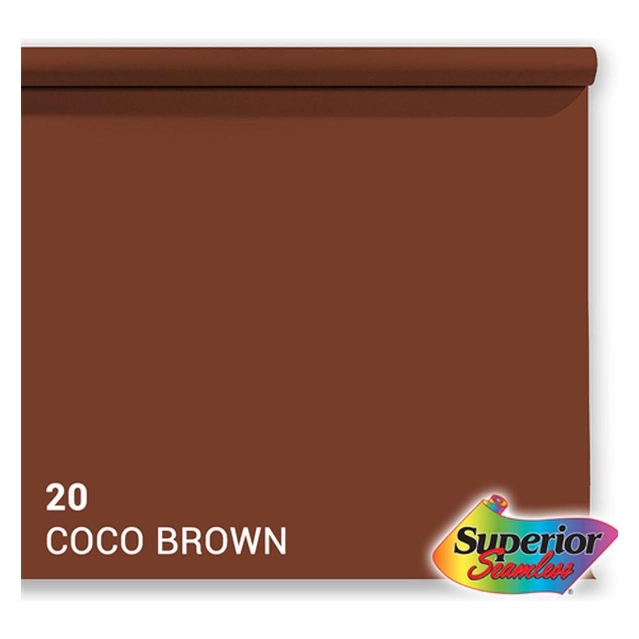 Superior Achtergrond Rol Coco Brown (nr 20) 1.35m x 11m (135 cm, 1100 cm) (SP-101220C)