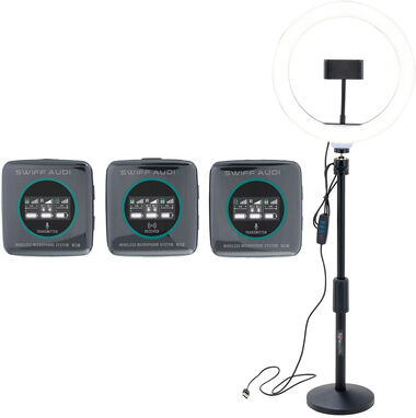 Swiff Audio M3 PRO Ring Light Creator Set Gris