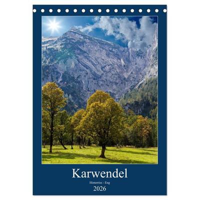 Karwendel - Hinterriss-Eng (Tischkalender 2026 DIN A5 hoch), CALVENDO Monatskalender