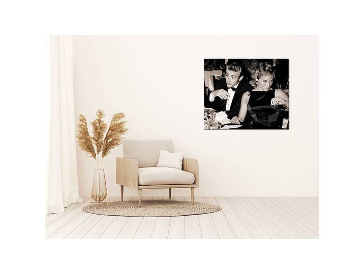 Tableau déco JD with girlfriend I Alu-Dibond Multicolore 60 x 50cm