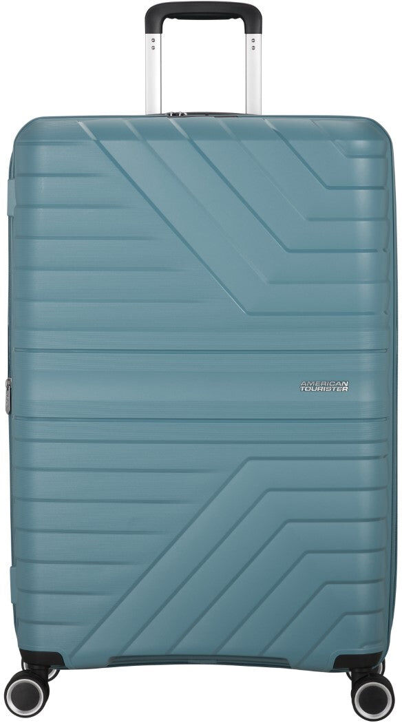 American Tourister Flytwist 78cm 4-Wheel Expandable Suitcase - Storm Blue