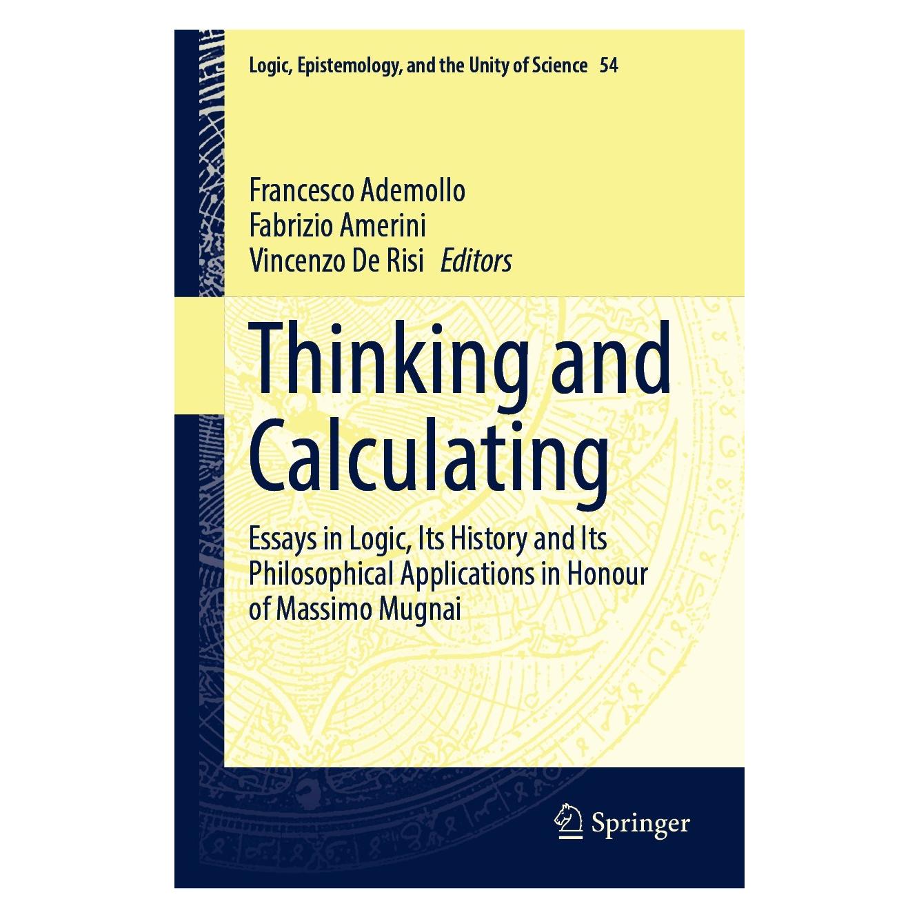 Springer Thinking and Calculating (Englisch, Hardcover, Fabrizio Amerini, Francesco Ademollo, Vincenzo De Risi) (9783030973025)