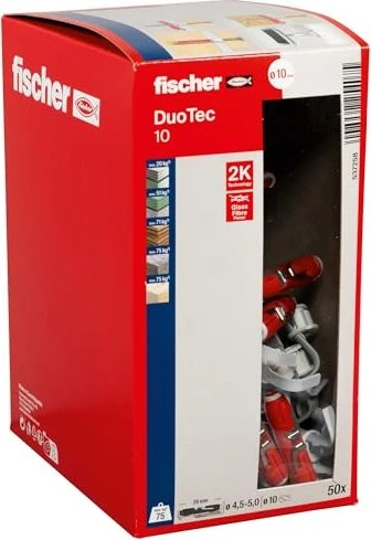fischer DuoTec 10 Universaldübel-Sortiment 50 Stück