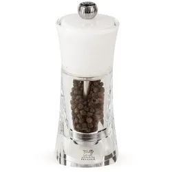 PEUGEOT Pfeffermühle MOLÈNE 14cm Weiß Acryl-ABS Stahlmahlwerk Gewürzmühle