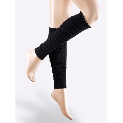 Stulpensocken WÄSCHEPUR, Damen, Gr. Normalgrößen, schwarz, 100% Polyacryl, Socken